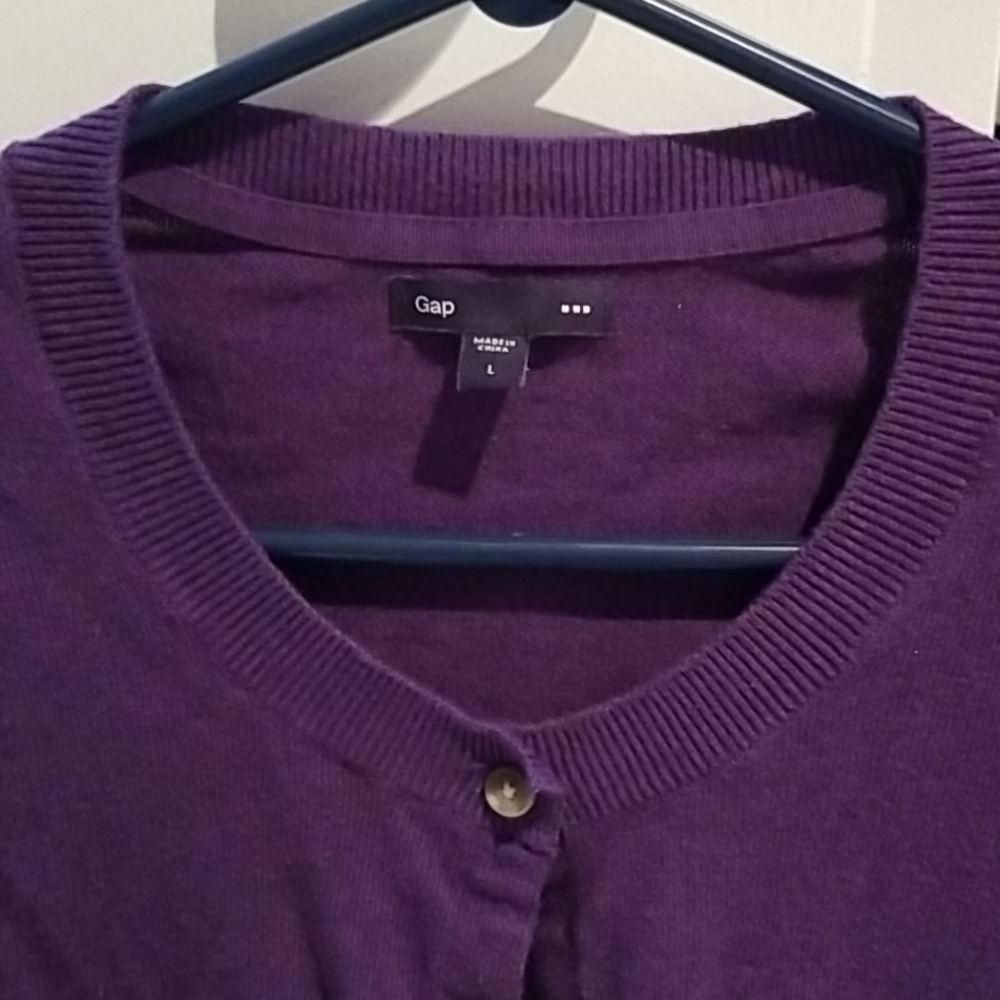3/$20 GAP purple cardigan (part of any 3/$20 bundles)
